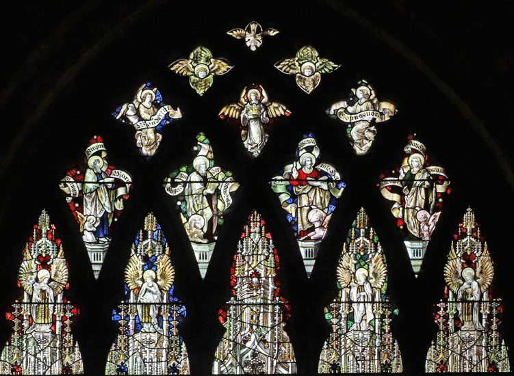 Hanslope St James the Great East Window Tracery