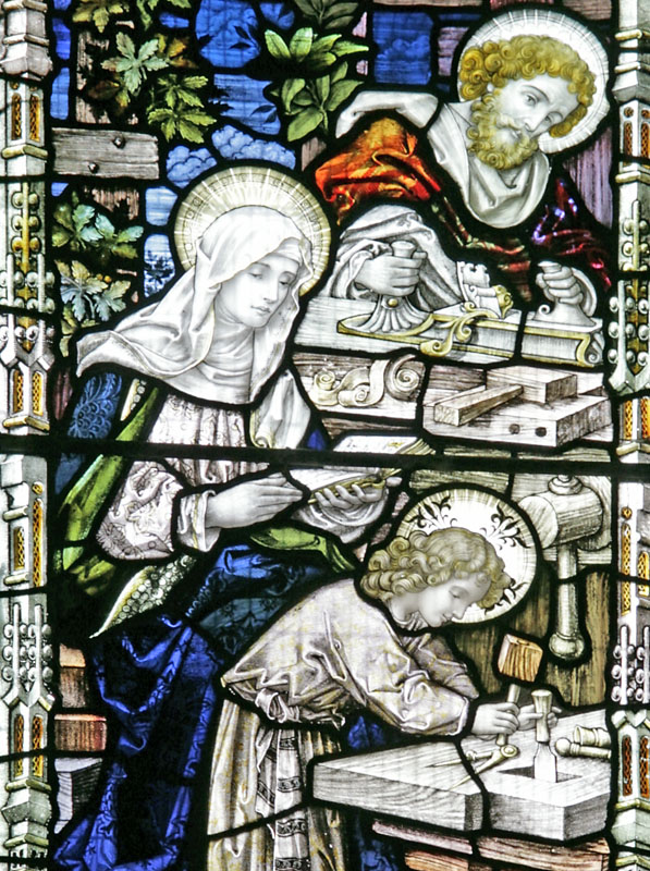 Episodes in the early life of Christ, St Mary's, North Creake, Norfolk.