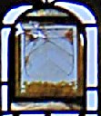 15th century stained glass in the east window of St Martin's Church, Stamford, Lincolnshire; Parnell coat of arms.